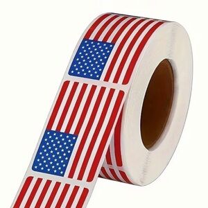 New American Flag Sticker Roll 20ct (bundle only purchase)